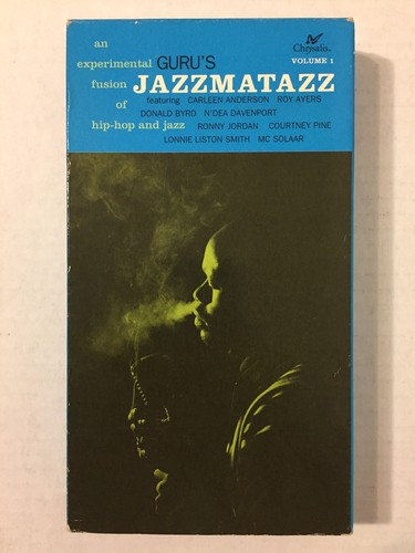 Vtg 1993 Guru Jazzmatazz Vol 1 VHS Videocassette Music Video