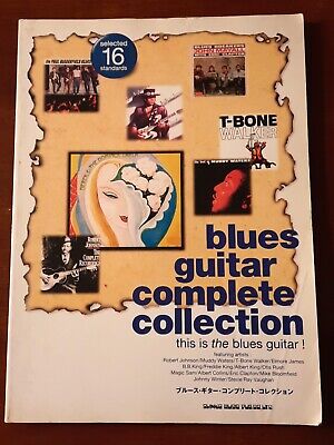 BLUES GUITAR COMPLETE COLLECTION TABLATURE JAPAN TABLATURE BOOK COLLINS KING MUD