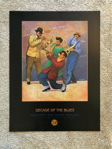 Monterey Blues Festival 1995 Original Poster