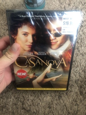 Casanova (DVD, 2006) NEW Sealed Heath Ledger Jermy Irons Sienna Miller