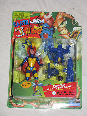 EARTH WORM JIM - PRINCESS WHAT'S HER NAME figure MINT PACKAGE, SEALED