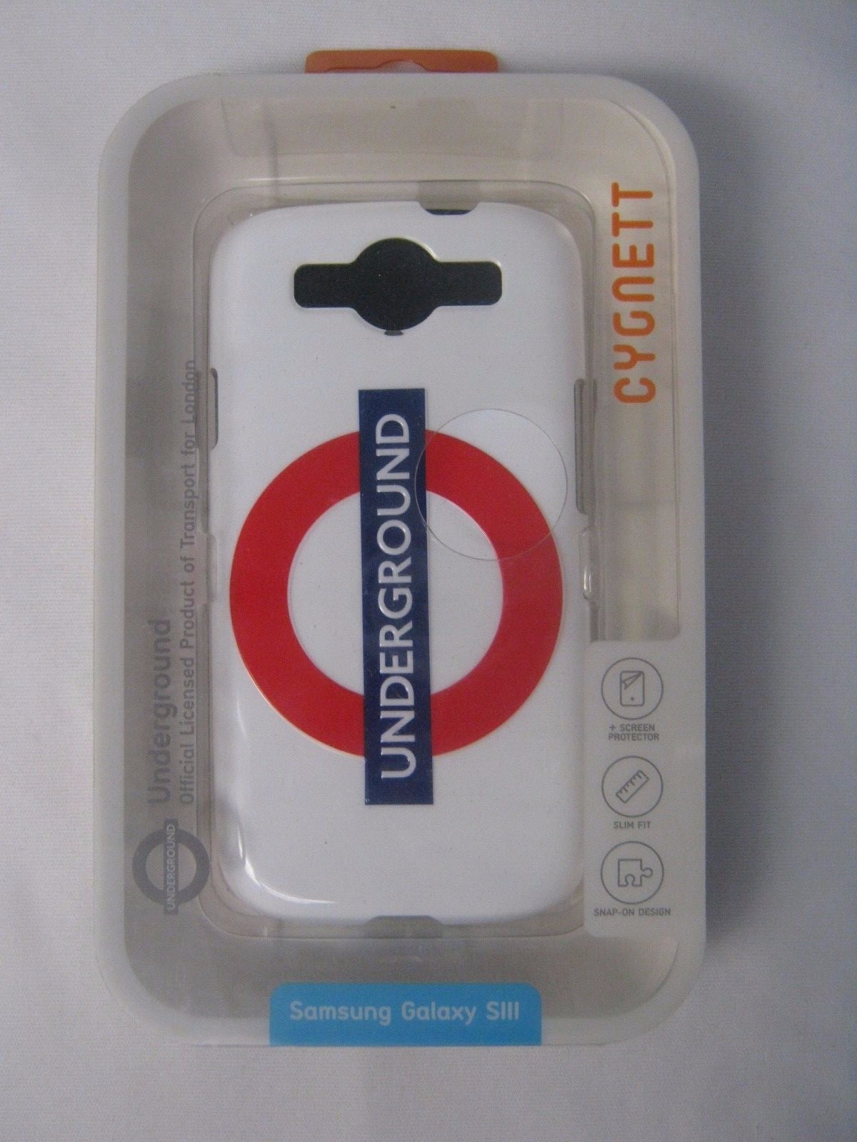 Cygnett Underground London Underground Case For Samsung Galaxy S III S3 NEW