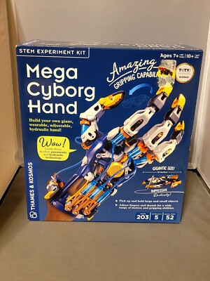 Thames & Kosmos Mega Cyborg Hand STEM Experiment Kit ( Brand New )