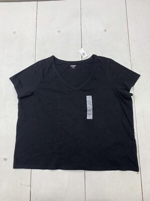 Old Navy Womens Black Short Sleeve Shirt Size XXL