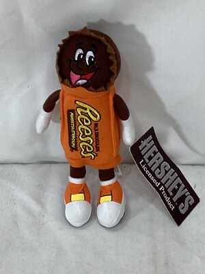 2011 Hershey' Reeses Peanut Butter Cup Plush Figure Doll New with Tags FREESHIP