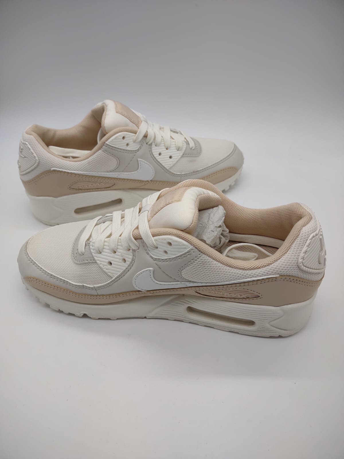 送料込み 追跡あり Nike Air Max Dawn \"Sail Sanddrift\" WMNS) Nike Air Max 90 'Sail Sanddrift' FD1452-030