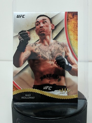 Max Holloway UFC Topps Chrome Lot Of 2 Cards Tier one Museum Collection