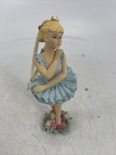 NEW VINTAGE RARE Midwest of Cannon Falls Blue Ballerina Ornament