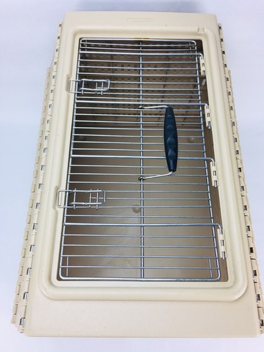 NYLABONE Medium Folding Collapsible Portable Pet Dog Cat Cage 21