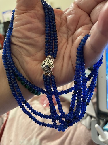 10-14mm Natural Blue Turquoise Irregular Gem Beads Necklace Bracelet