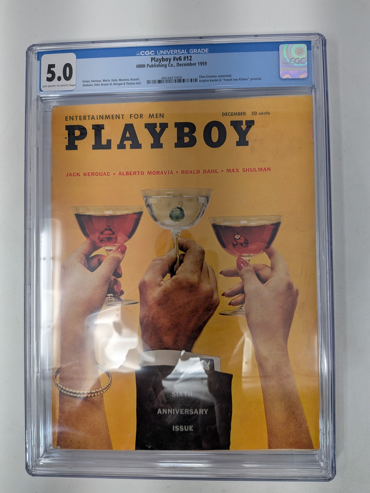 Playboy Magazine December 1959 🔥 CGC Graded 5.0