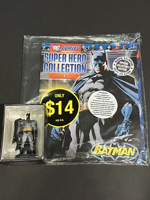2008 BATMAN DC COMICS SUPER HERO 3.5  FIGURINE COLLECTION #1 EAGLEMOSS 1:21