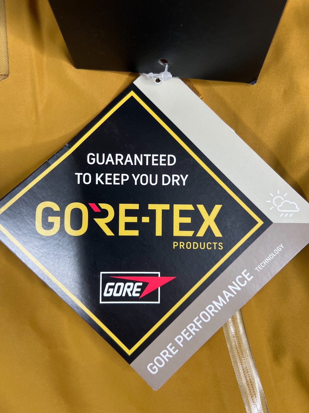 Pre-owned Arc'teryx Sentinel Relaxed Jacket Women's Size Small Yukon Gold Goretex Ski