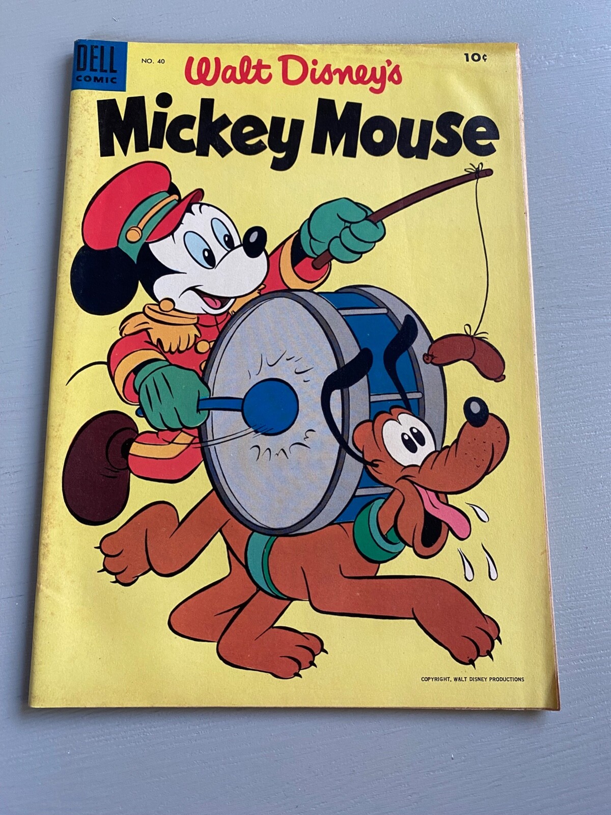 Walt Disney's comic DELL comic 海外 漫画 レトロ Walt Disney's Mickey Mouse Dell Comic No. 40 1955 | eBay