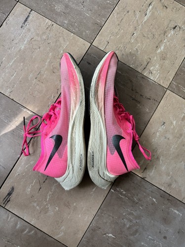 Nike ZoomX Vaporfly NEXT% Pink Blast Size 9M Used No Box | eBay