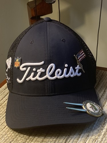 TITLEIST GOLF SNAPBACK HAT/CAP BLK/WHT CADDYSHACK COURSE TORREY PINES DIVOT TOOL