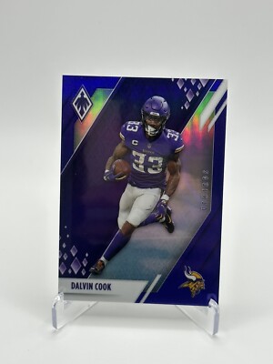 2021 Panini Phoenix Purple #55 Dalvin Cook VIKINGS /125 Color Match