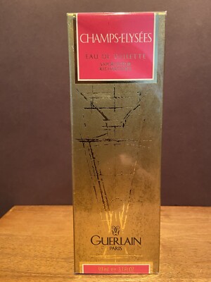 Guerlain CHAMPS ELYSEES 3.1 oz / 93 ml EDT Spray RECHARGEABLE New SEALED Vintage