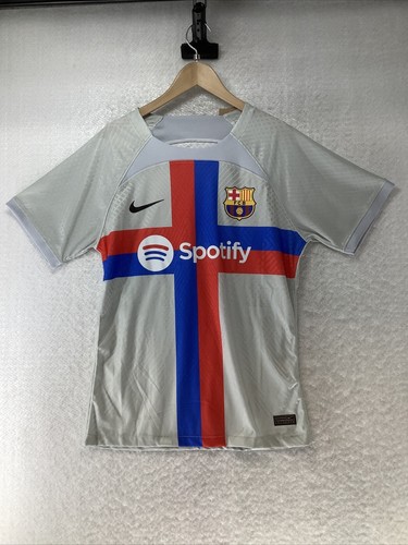 FC Barcelona ホワイトユニホーム L(USサイズ) F.C. Barcelona 2009/2010 Ibrahimović Home Long Sleeve Jersey