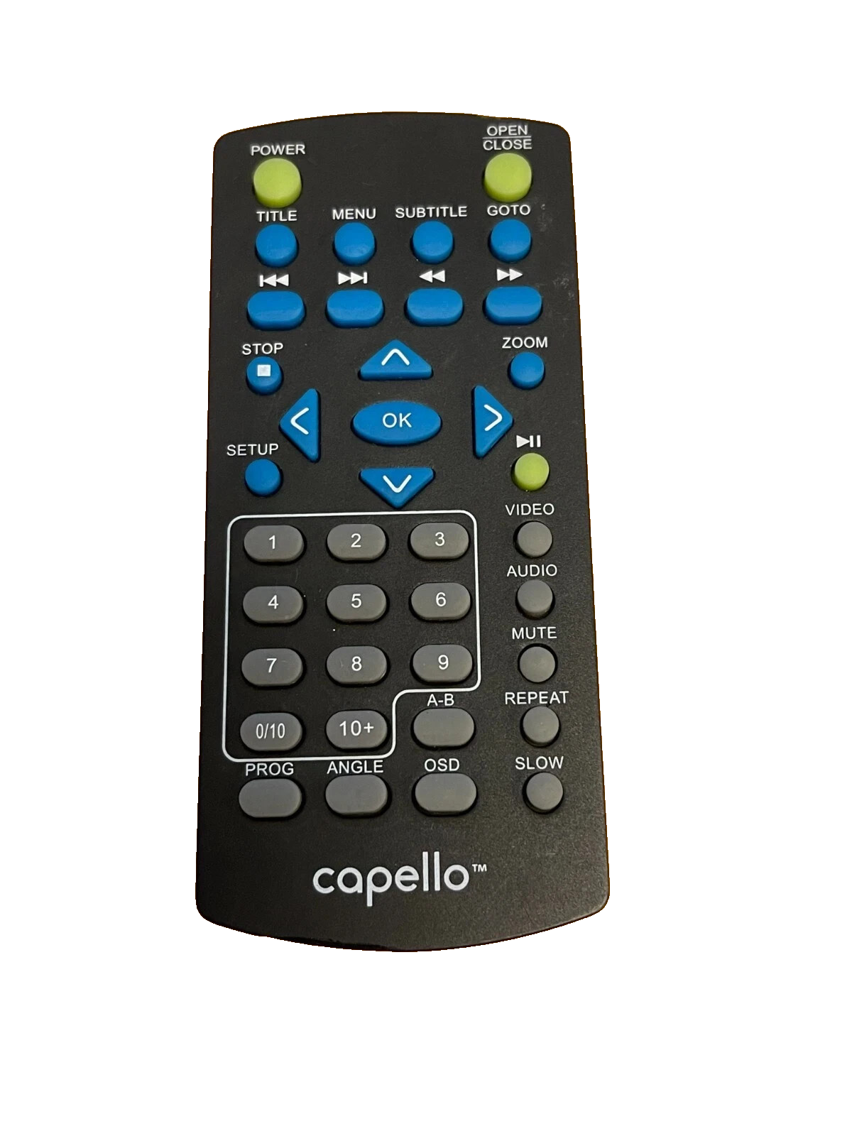 Buy CAPELLO DVD REMOTE CONTROL ler DVD player console CVD2216 CVD2216BLK