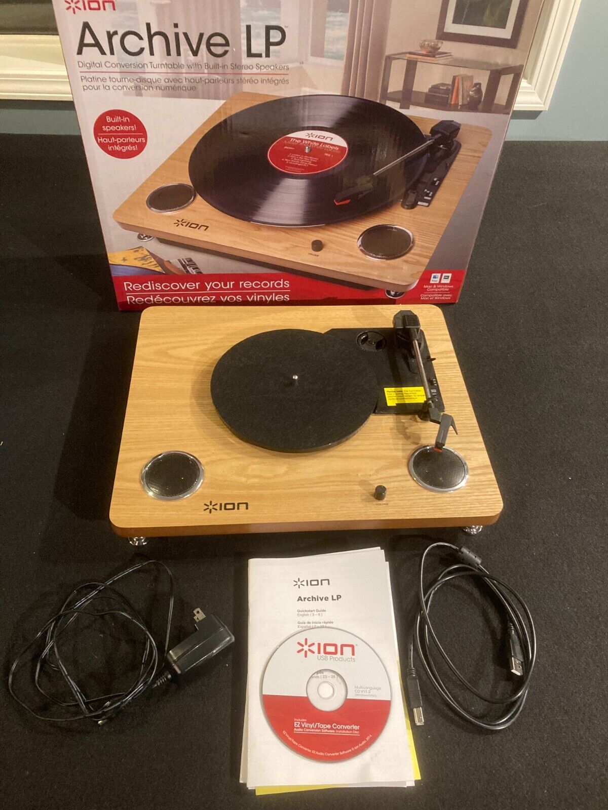 ION Audio Archive LP Digital Conversion Turntable with ION Audio Archive LP Digital Conversion Turntable with