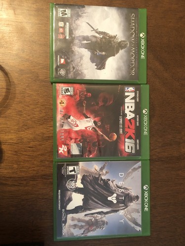 Xbox One 500gb used: Includes Power Adapter and HDMI Cable. 3 Games Included!