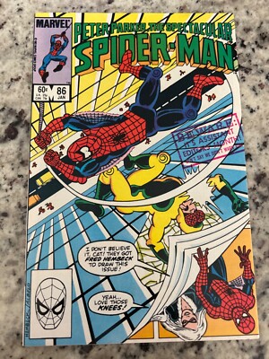 Spectacular Spider-Man #86 Vol. 1 (Marvel, 1984) Key! The Fly App, high-grade