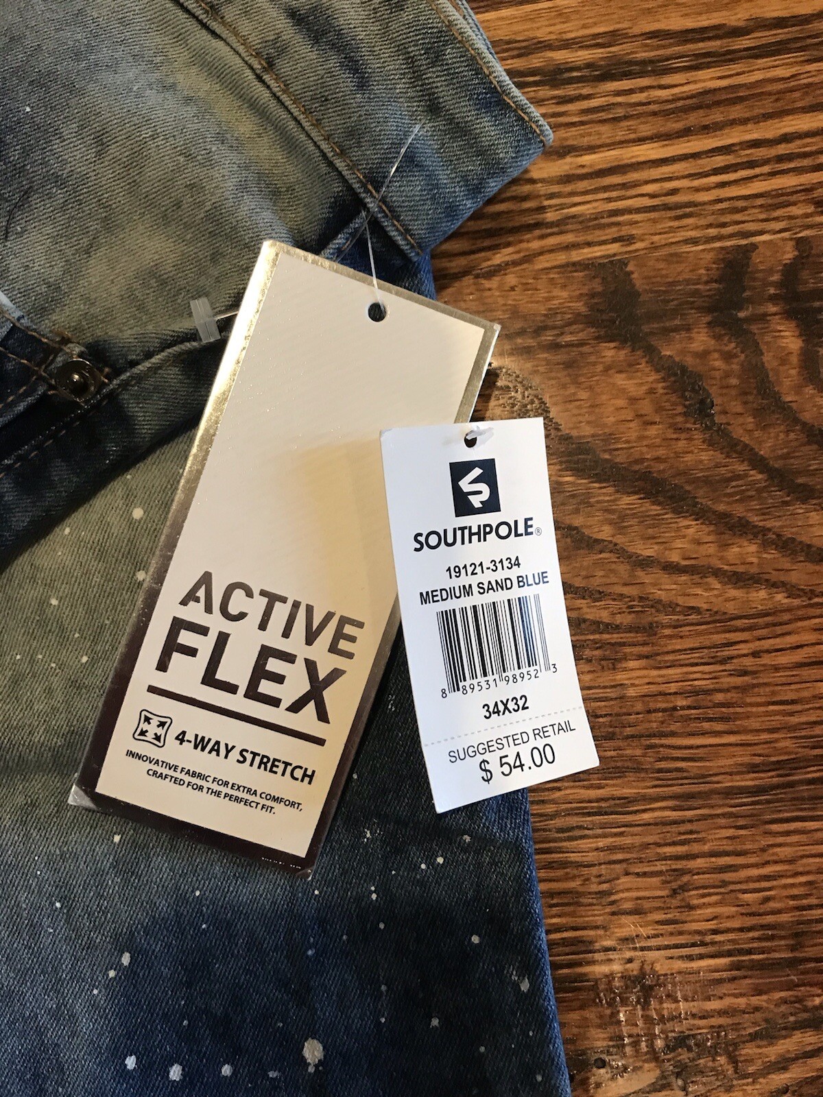 Paint Splatter Men s Jeans Size 34 32 