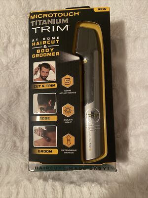 Microtouch Titanium Trimmer Haircut & Body Groomer