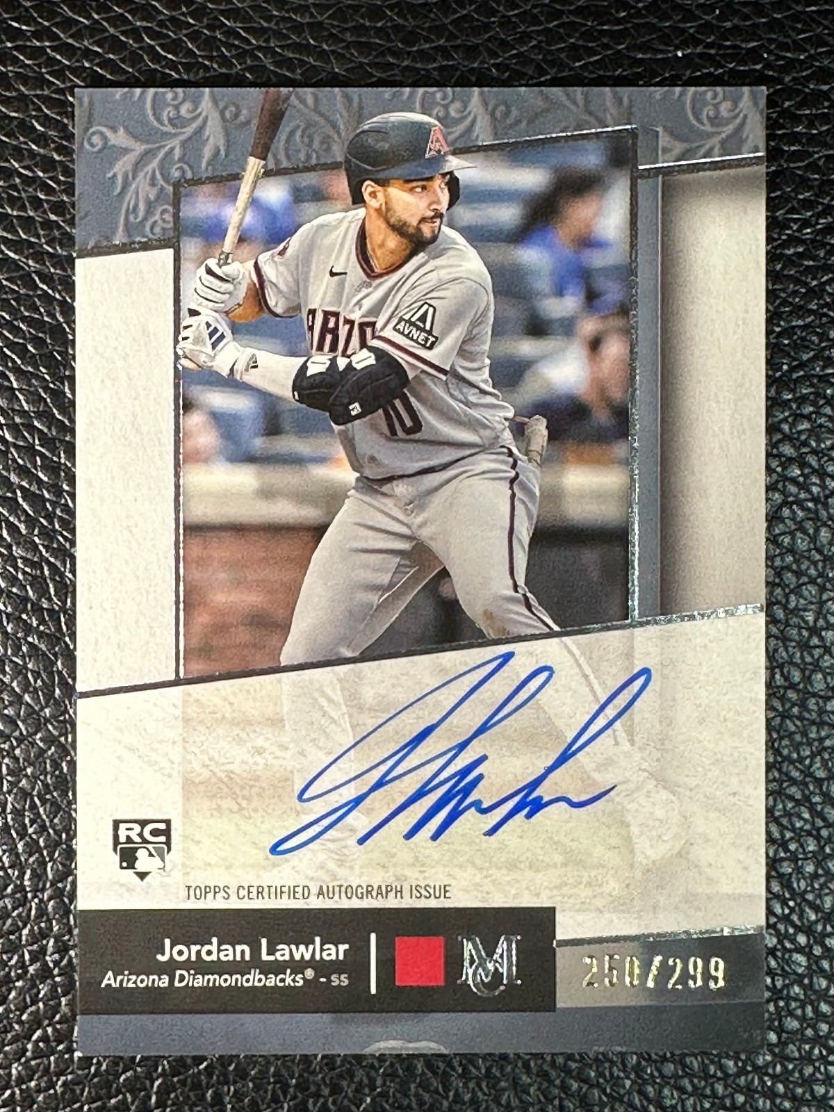 2024 Topps Museum Collection Archival Autographs Jordan Lawlar /299 Auto RC