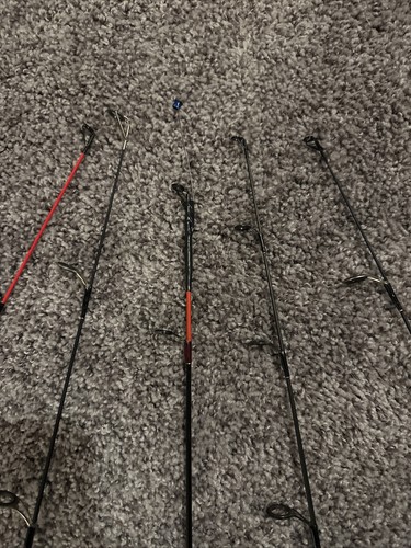 5 Ice Fishing Rods, Two Reels