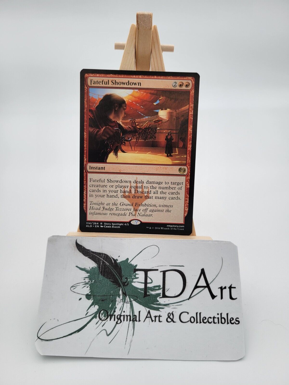 Fateful Showdown 1x FOIL KLD MTG Kaladesh Rare MINT red instant Fateful Showdown 1x FOIL KLD MTG Kaladesh Rare MINT red instant