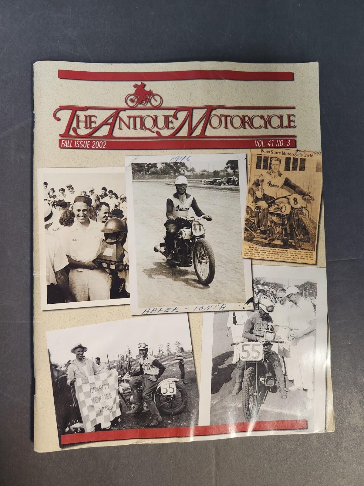 2002 The Antique Motorcycle, Volume 41, Numbers 3, Vintage