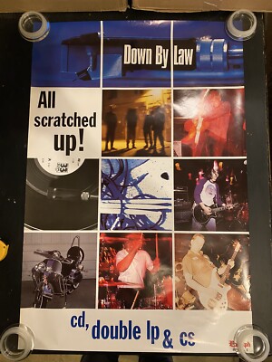 Down By Law Original PROMO Poster All Scratched Up Epitaph Records