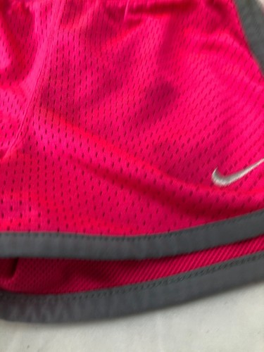 NIKE Dri Fit Child  Girls Size 5 Small Pink Athletic Sports Shorts