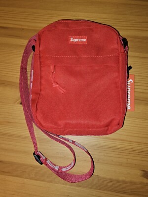  Supreme SS18 Nylon Shoulder Bag Red Spring Summer 2018 100% Authentic New