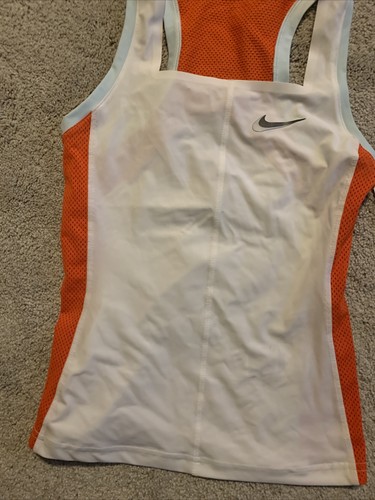 NWT Xs Nike Court Dri-FIT Slam Women's tennis tank top White