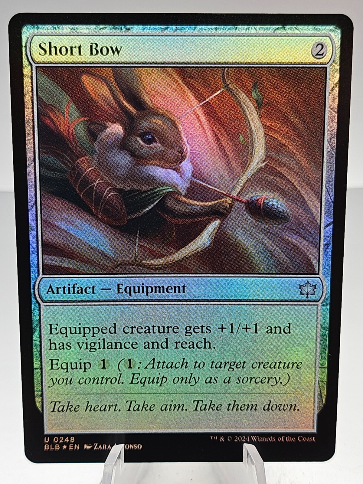 Short Bow - 248 - Foil - BLB - NM - MTG Magic the Gathering