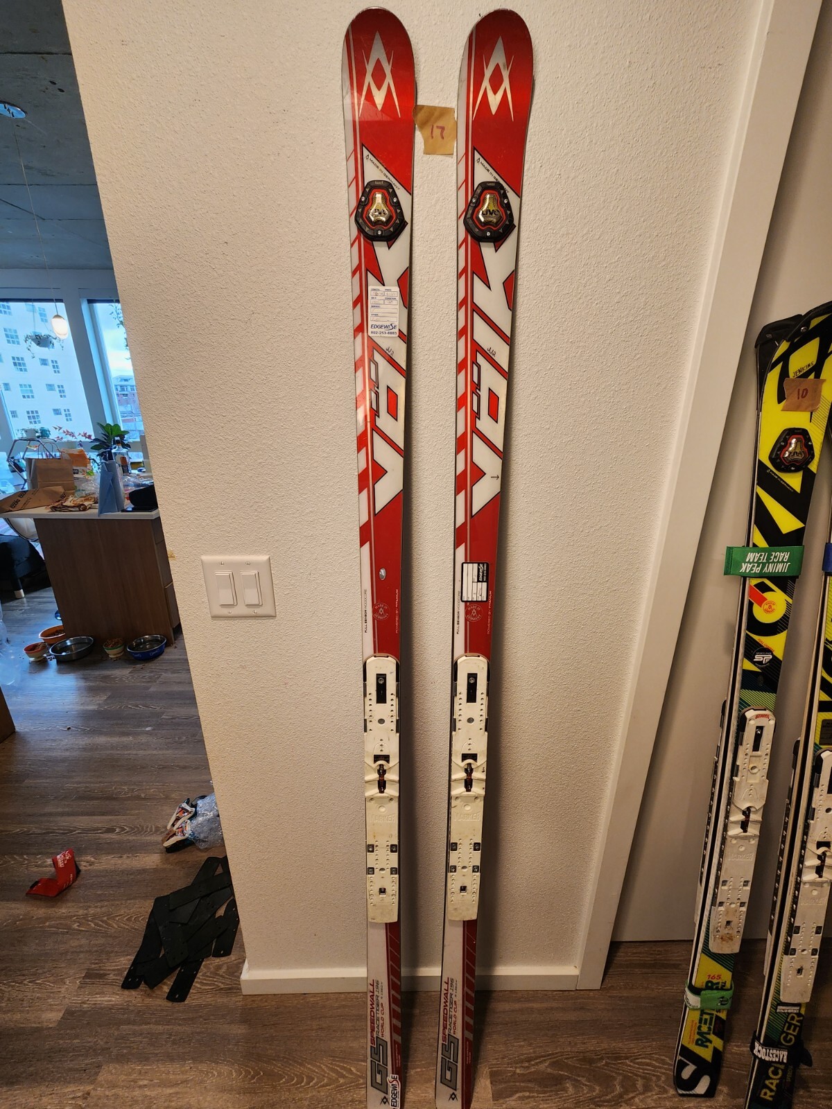 4 VOLKL RaceTiger GS World Cup Race SKIS 188-196cm Marker 4 VOLKL RaceTiger GS World Cup Race SKIS 188-196cm Marker