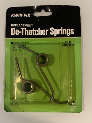 KWIK-FIX Replacement De-Thatcher Springs 2 Pack  TBS-1C, 513-154 NEW