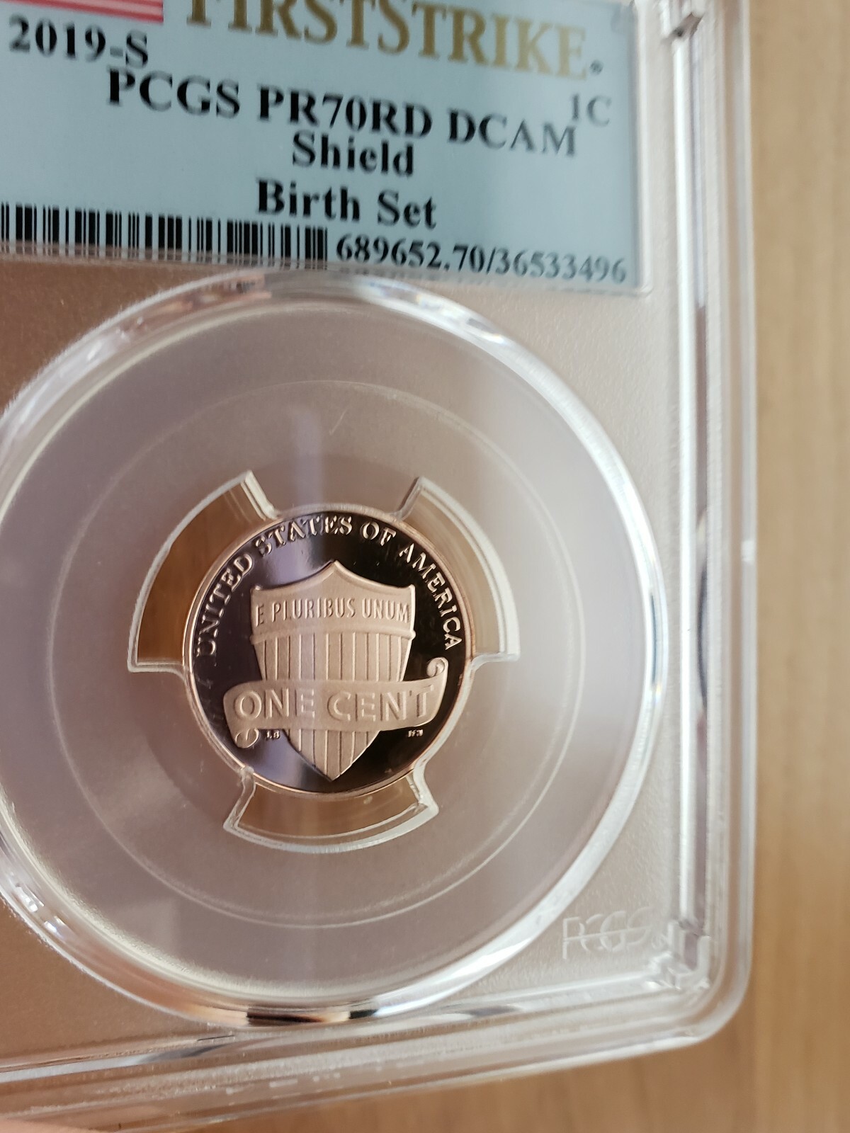 2019 S 1C Lincoln Cent Birth Set PCGS PR70DCAM First Strike! SHARP!!!