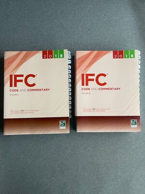 2018 International Fire Code and Commentary  Volume 1-2 - Softcover