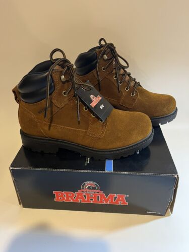Mens Size 8 Wide Brown. New