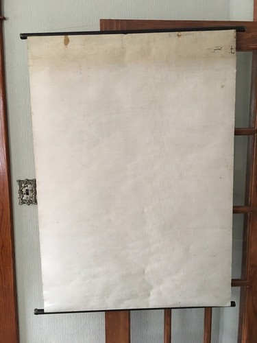 Vintage Cell “Die Zelle” Roll Down Chart German School Biology Art School Poster