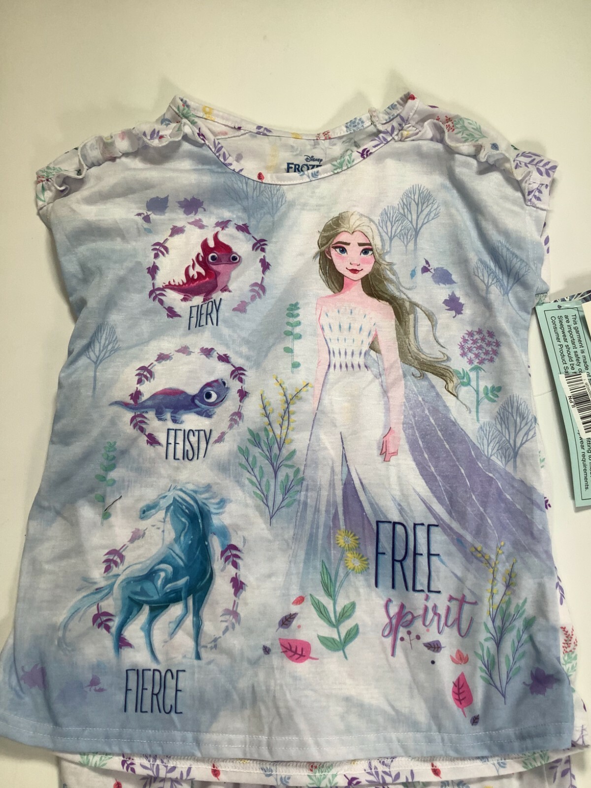 Girls Disney Frozen II Pajama Set 2 pc Medium NEW! NWT - Picture 3 of 5