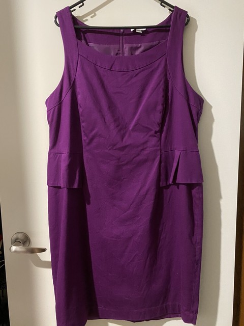 peplum dress size 20