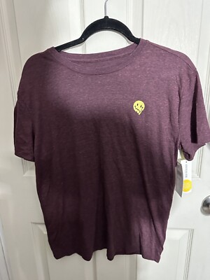 NEW Threads 4 Thought Boys  The Essential  Tri-Blend Tee Burgundy- SZ18