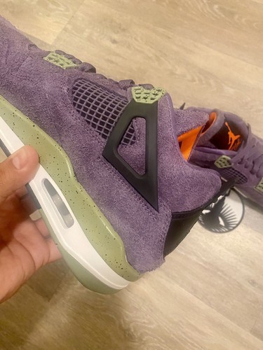 Pre-owned Jordan Nike Air  4 Retro 'canyon Purple Orange' Aq9129-500 Women's 9, Men's 7.5