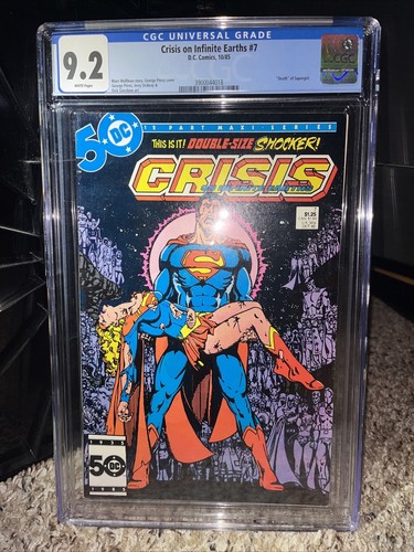 DC Crisis On Infinite Earths #7 10/85 CGC 9.2 Superman Death Of