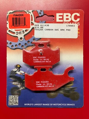 FA428X Rear Brake Pads for Yamaha Raptor 700. Check Fitment below.